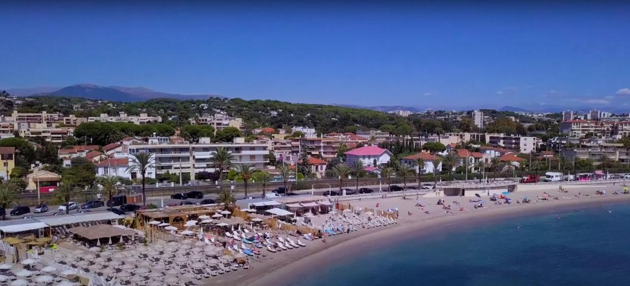 Apt Golfe Juan - 5Min Des Plages - Parking Privee - Piscine Rooftop Vallauris Exterior foto