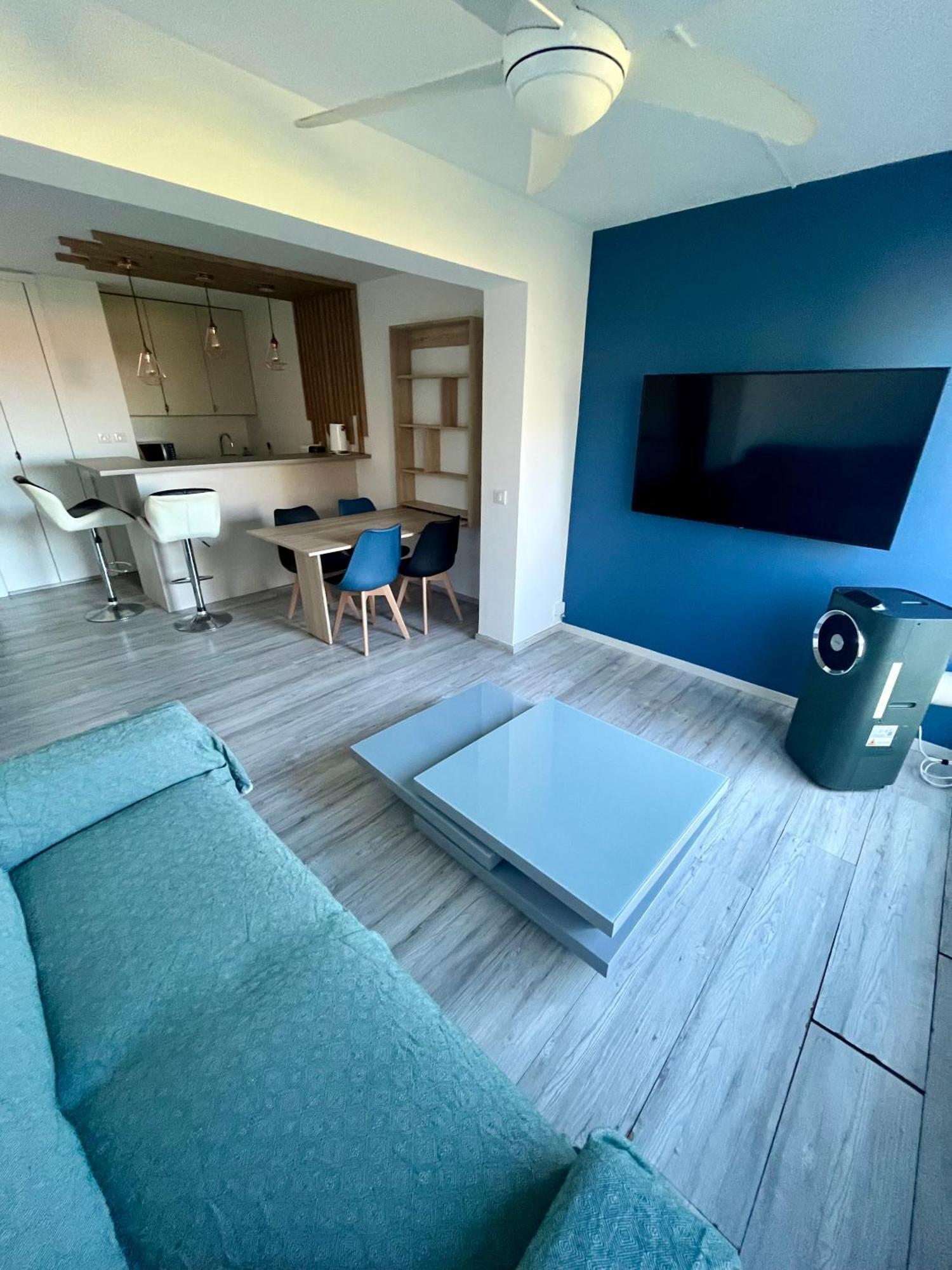 Apt Golfe Juan - 5Min Des Plages - Parking Privee - Piscine Rooftop Vallauris Exterior foto
